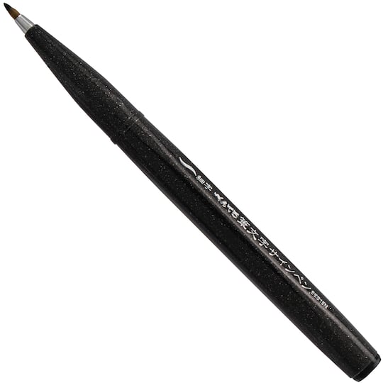 Pentel® Sign Pen® Black Ink Brush Tip Pens, 12ct.